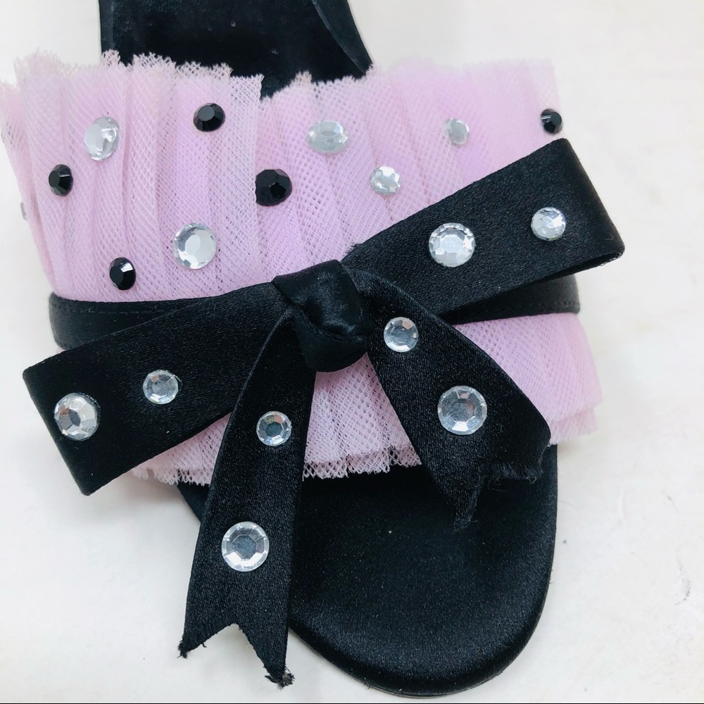 Laurence Dacade Rhinestone Ruffled Bow pumps - Picture 4 of 8